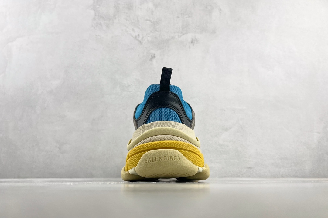 Balenciaga Triple S gray blue red 536737 W0902 4365