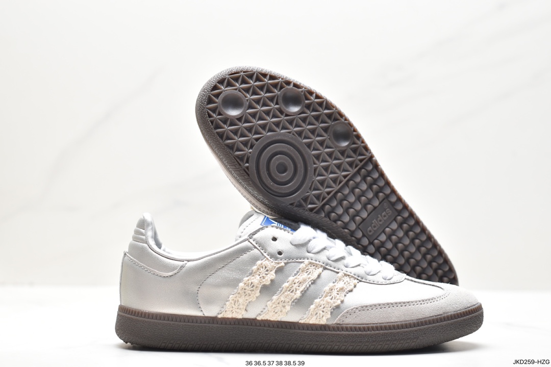 Adidas Originals Samba Vegan OG ”SPD” Samba series gentleman German training football style all-match low-top casual sports shoes