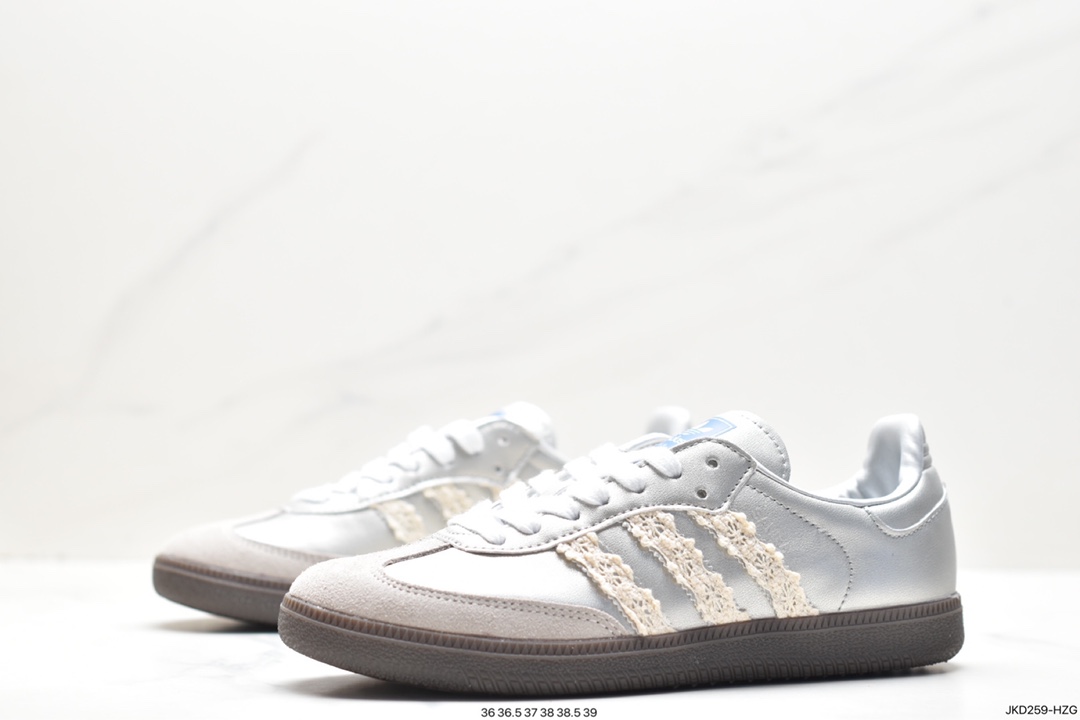 Adidas Originals Samba Vegan OG ”SPD” Samba series gentleman German training football style all-match low-top casual sports shoes