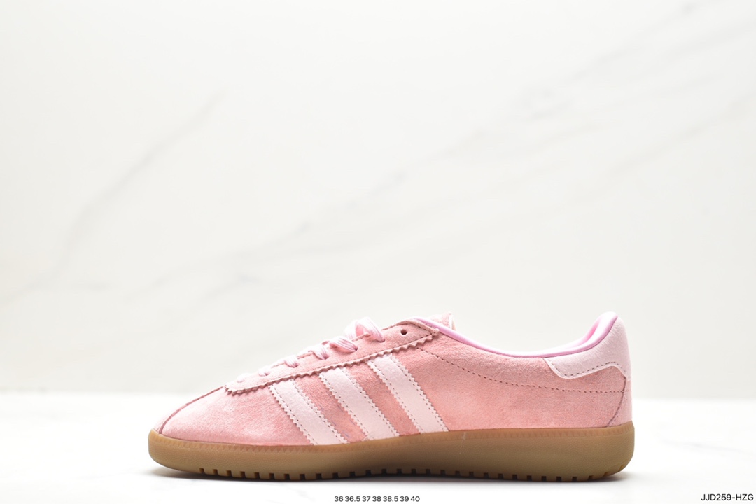 Adidas Originals Bermuda suede non-slip wear-resistant lightweight low-top sneakers GY7386