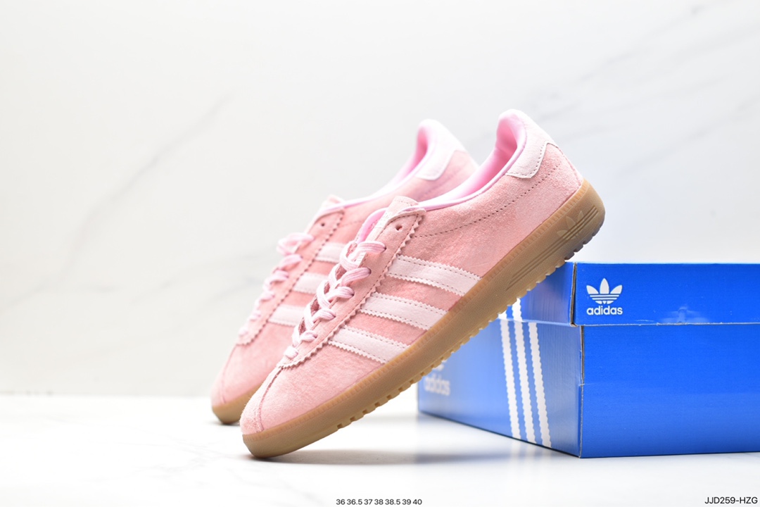 Adidas Originals Bermuda suede non-slip wear-resistant lightweight low-top sneakers GY7386