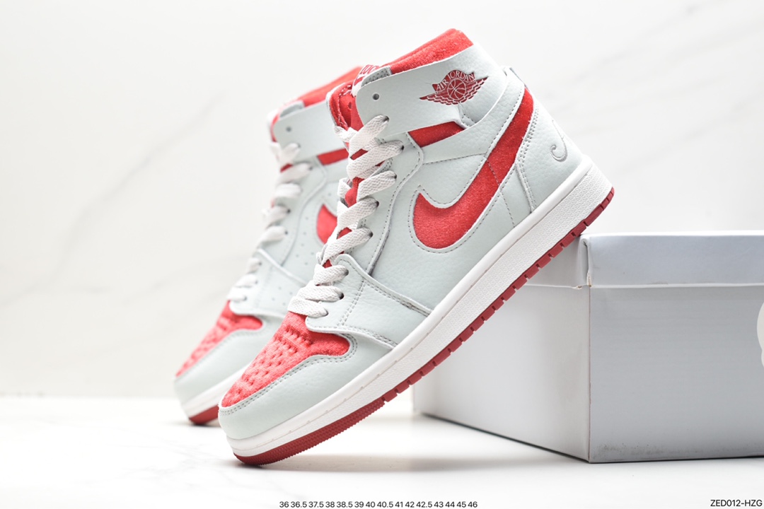 Air Jordan 1 Zoom Comfort League of Legends AJ1 Jordan 1 mid-top classic retro men's and women's culture casual shoes DV1305-433