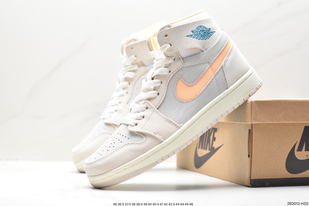 Air Jordan 1 Zoom Comfort League of Legends AJ1 Jordan 1 mid-top classic retro men's and women's culture casual shoes DV1305-433