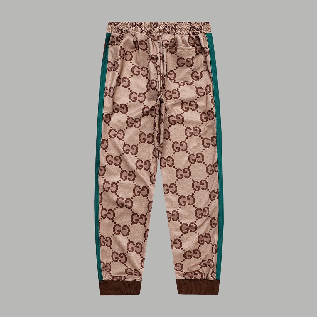 “CJCR Custom Gucci Hoodie Set: Floral Fabric, Gender-Neutral, Various Sizes” - 图片 2