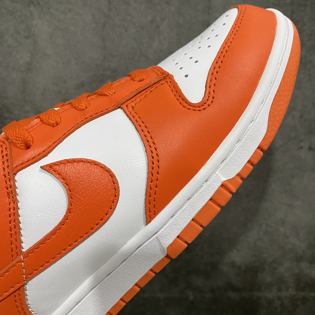 God Edition Dunk Low White Orange Syracuse University CU1726-101