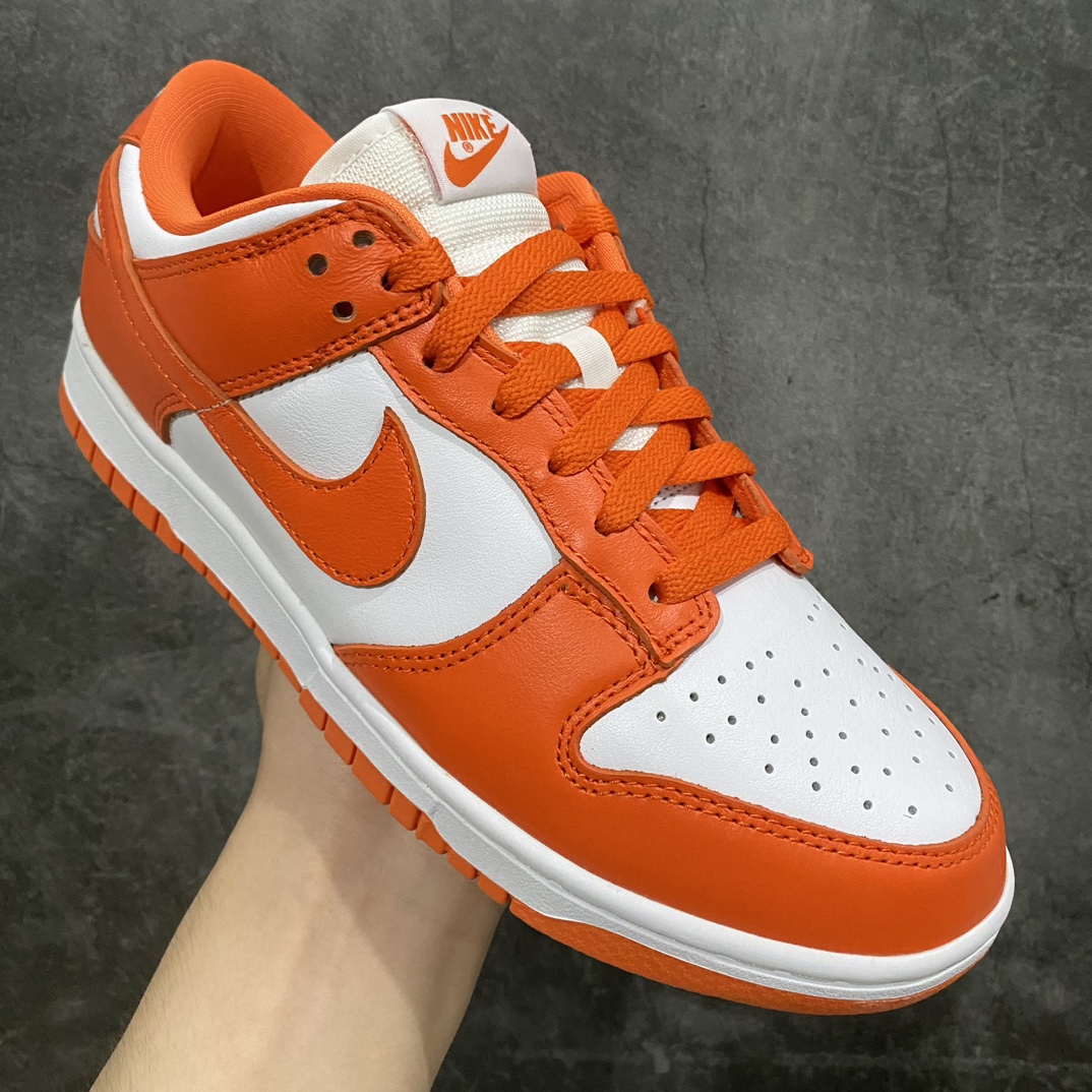 God Edition Dunk Low White Orange Syracuse University CU1726-101