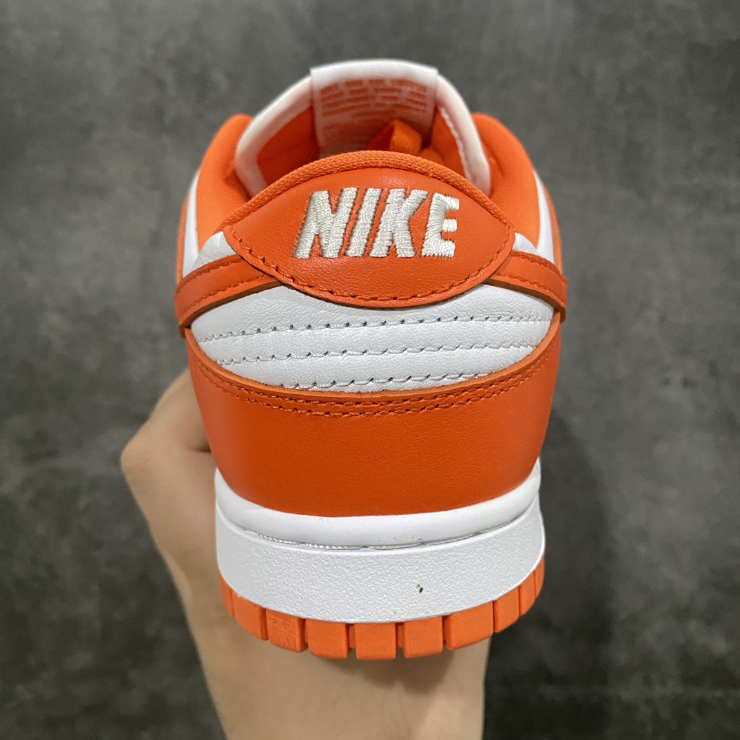 God Edition Dunk Low White Orange Syracuse University CU1726-101