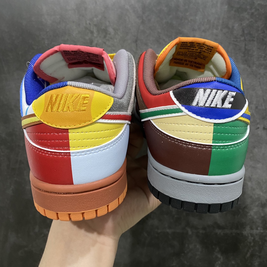 NK Dunk Low Mario Mandarin Duck low-top casual sneakers DH0952-100