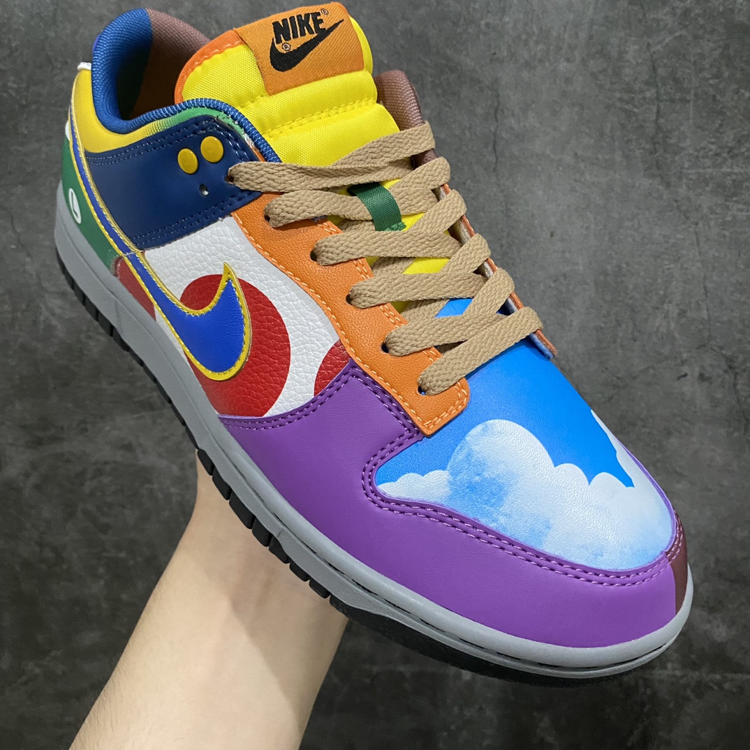 NK Dunk Low 马里奥 鸳鸯 低帮休闲板鞋 DH0952-100国内一线头部大厂出品 知名厂牌同源 高端外贸零售专供 实拍所见即所得  尺码：40 40.5 41 42 42.5 43 44 44.5 45 46 47.5 48.5-莆田鞋批发中心