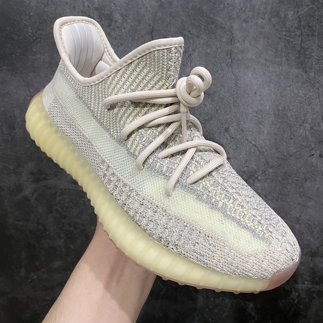 LW version Yeezy350 V2 lemon stitching starry sky FW5318