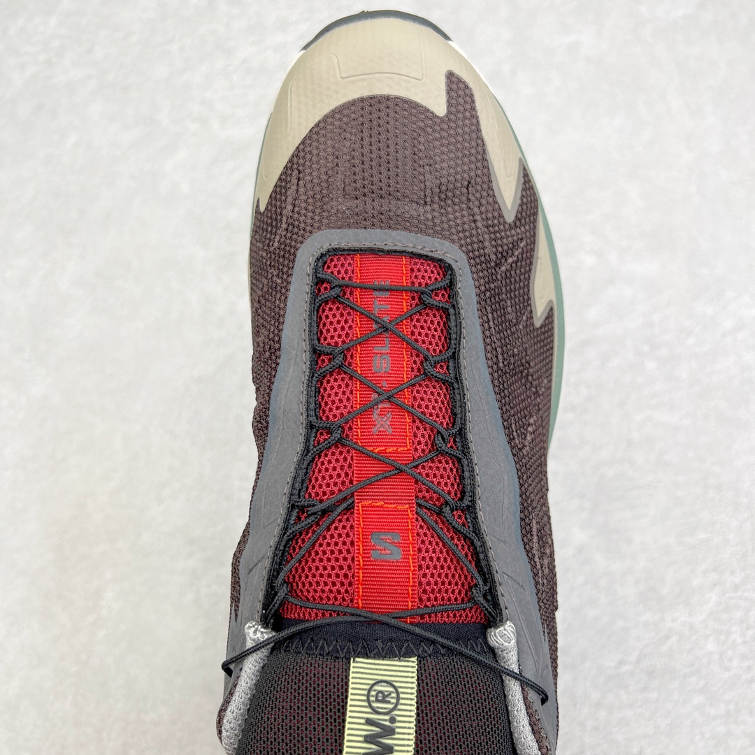 图片[4]-💰280 ＃绿X Salomon XT-Slate Advanced 斯莱特先行系列低帮城市越野机能休闲运动鞋 Salomon 正式发布全新越野鞋款 XT-SLATE 经典当家科技大底搭配创新鞋面 性能再一次创新升级 承袭品牌专业的户外基因 Salomon 持续研发高性能科技装备 不断完善各种户外运动需求 为确保优越的越野性能 Salomon XT- SLATE ADVANCED 继续沿用 ACS 动态稳定系统 大底方面采用 Contagrip® 反向 V 形耳齿设计 无论在潮湿、松软、坚硬&干燥路面 耐磨同时更保证良好的抓地性能 而在本次全新升级中 XT- SLATE ADVANCED 更采用了 EVA 中底 提供轻量级缓震 确保柔软脚感 轻盈着地 Salomon XT-SLATE ADVANCED 的鞋面是本次创新升级一大亮点 采用华夫格纹网面材质打造 并从山径道路获取灵感 鞋面上压印了流线型的纹路 来呼应连绵的山脉地形景观 配合以便于操作的快速系带系统 让鞋款更贴合足部 尺码：36 36.5 37.5 38 38.5 39 40 40.5 41 42 42.5 43 44 44.5 45 46.5 编码：by3936050-运动鞋