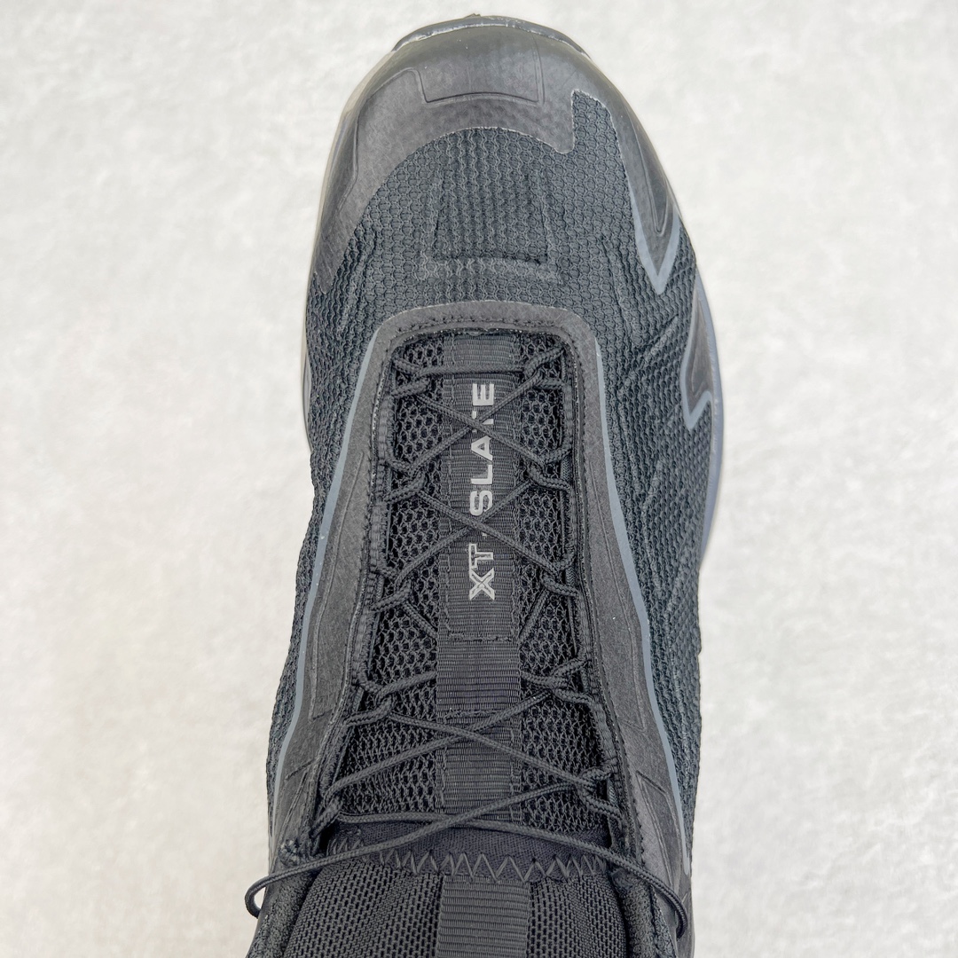 图片[4]-💰280 ＃绿X Salomon XT-Slate Advanced 斯莱特先行系列低帮城市越野机能休闲运动鞋 Salomon 正式发布全新越野鞋款 XT-SLATE 经典当家科技大底搭配创新鞋面 性能再一次创新升级 承袭品牌专业的户外基因 Salomon 持续研发高性能科技装备 不断完善各种户外运动需求 为确保优越的越野性能 Salomon XT- SLATE ADVANCED 继续沿用 ACS 动态稳定系统 大底方面采用 Contagrip® 反向 V 形耳齿设计 无论在潮湿、松软、坚硬&干燥路面 耐磨同时更保证良好的抓地性能 而在本次全新升级中 XT- SLATE ADVANCED 更采用了 EVA 中底 提供轻量级缓震 确保柔软脚感 轻盈着地 Salomon XT-SLATE ADVANCED 的鞋面是本次创新升级一大亮点 采用华夫格纹网面材质打造 并从山径道路获取灵感 鞋面上压印了流线型的纹路 来呼应连绵的山脉地形景观 配合以便于操作的快速系带系统 让鞋款更贴合足部 尺码：36 36.5 37.5 38 38.5 39 40 40.5 41 42 42.5 43 44 44.5 45 46.5 编码：by3936050-运动鞋