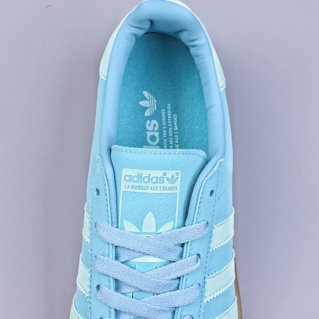 Adidas Originals Bermuda suede non-slip wear-resistant lightweight low-top sneakers GY7387