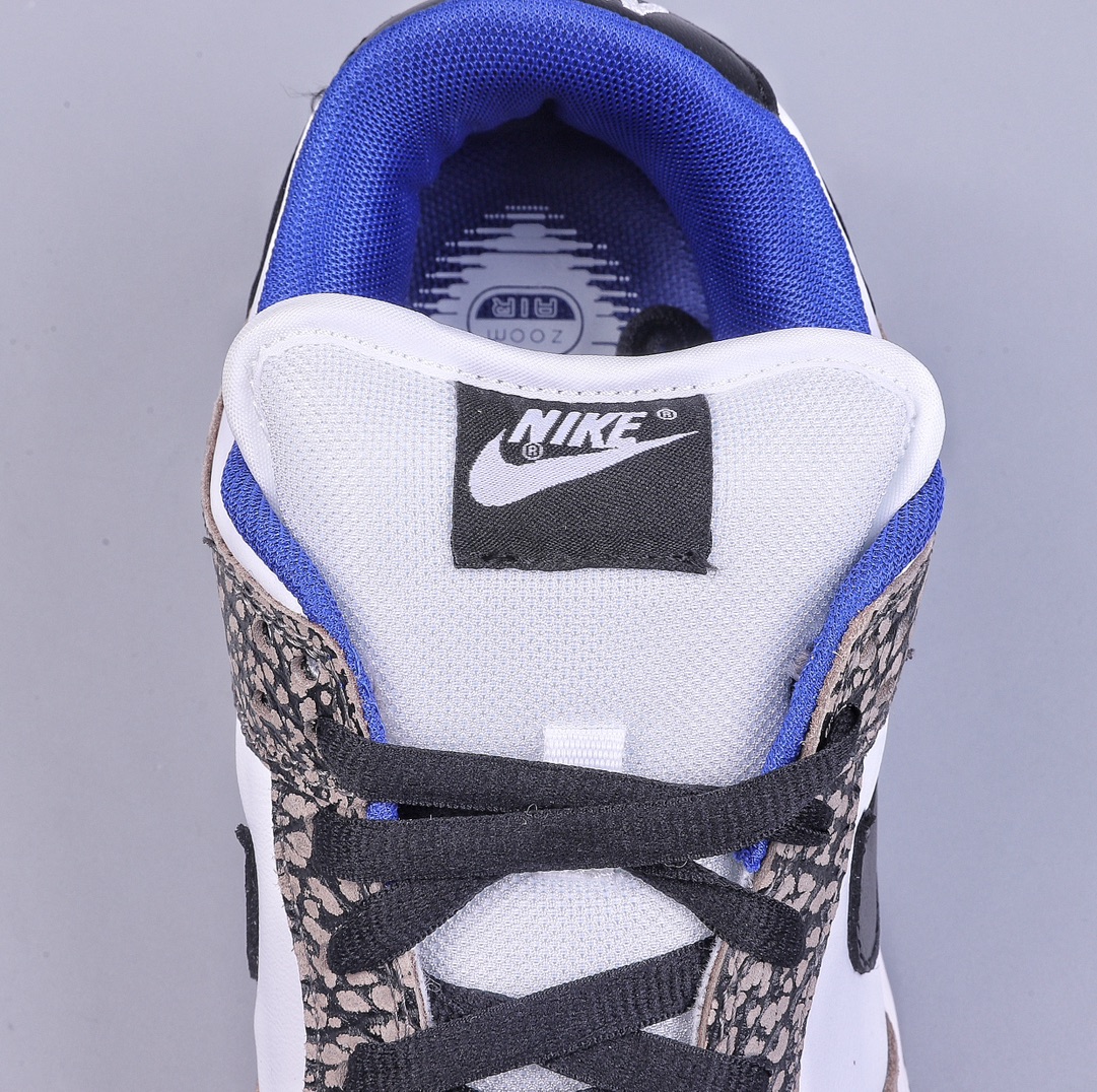 NK Dunk Low Premium SB 10th Anniversary Special Low-top Series ”Blue Box” White Cement White Blue Burst 304292-001