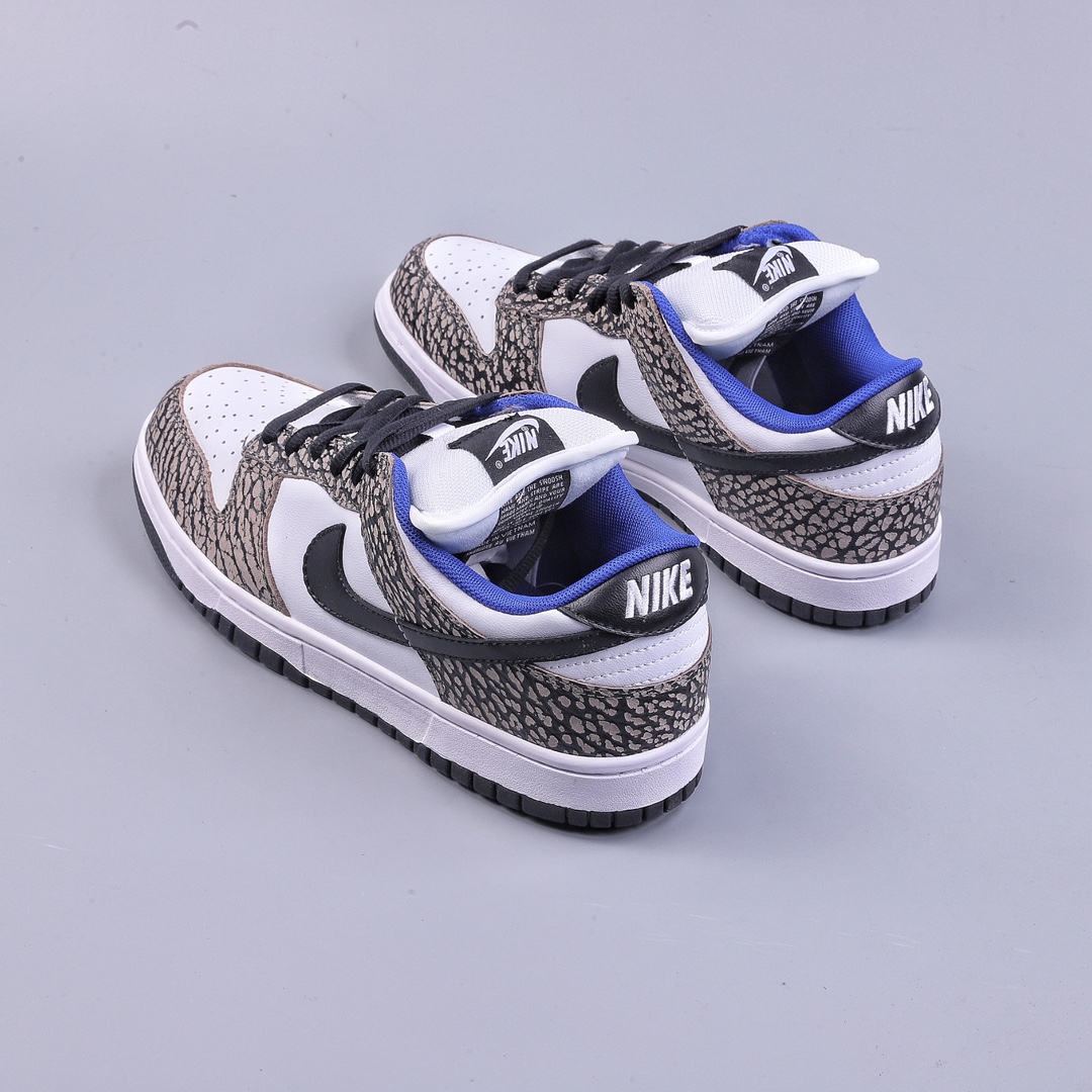 NK Dunk Low Premium SB 10th Anniversary Special Low-top Series ”Blue Box” White Cement White Blue Burst 304292-001