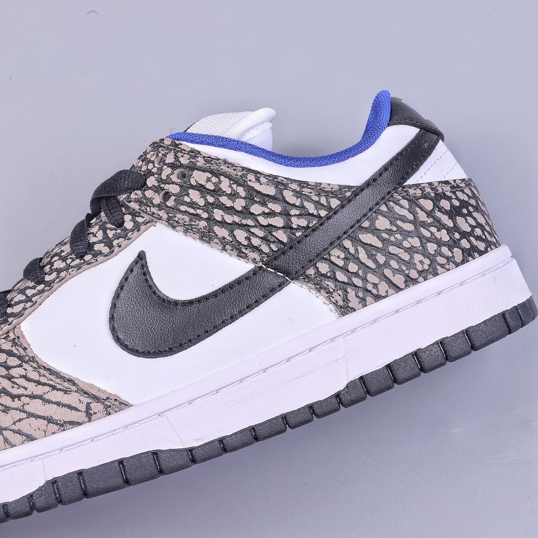 NK Dunk Low Premium SB 10th Anniversary Special Low-top Series ”Blue Box” White Cement White Blue Burst 304292-001