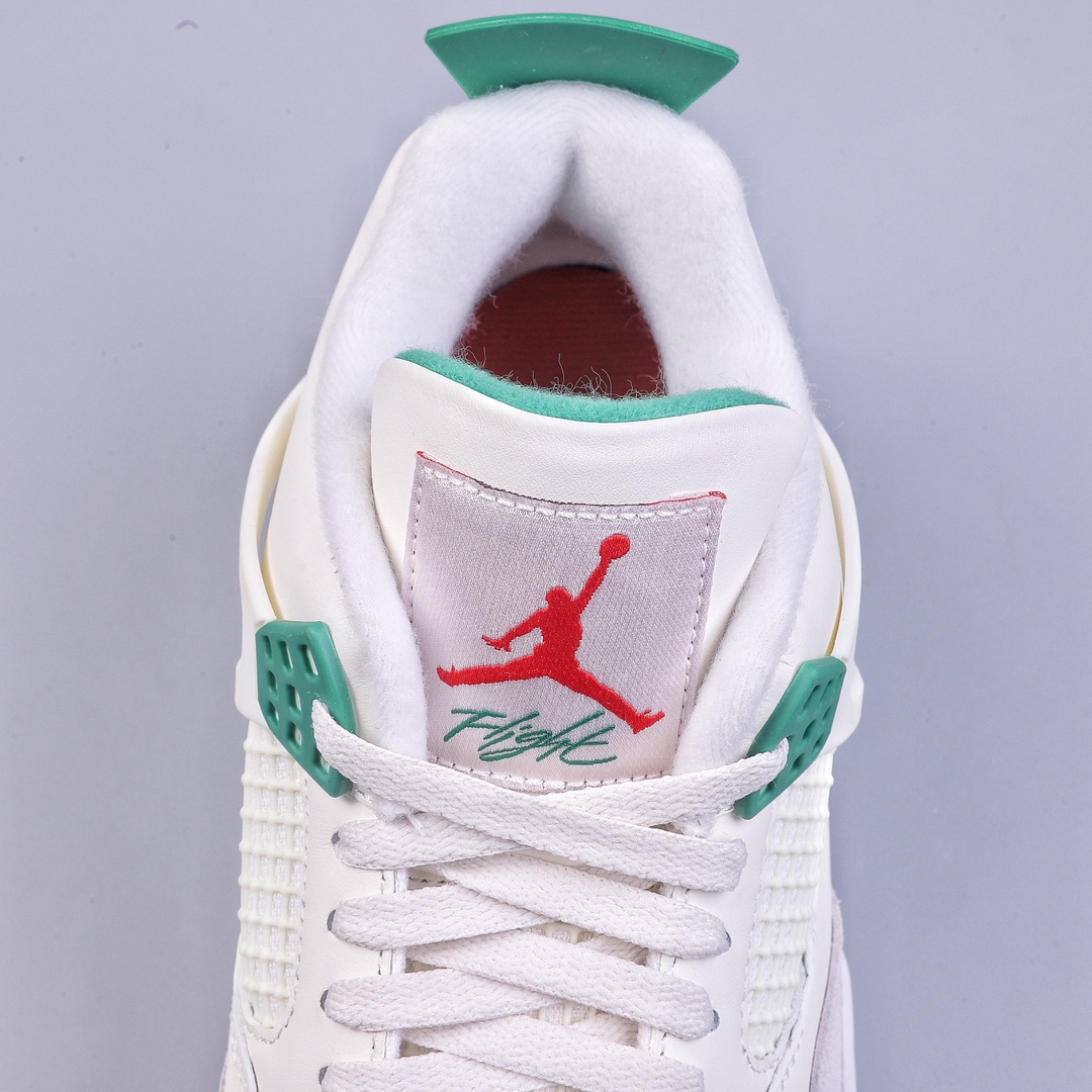 DT Pure Original NK SB x Air Jordan AJ4 Joint Turquoise White Green DR5415-103