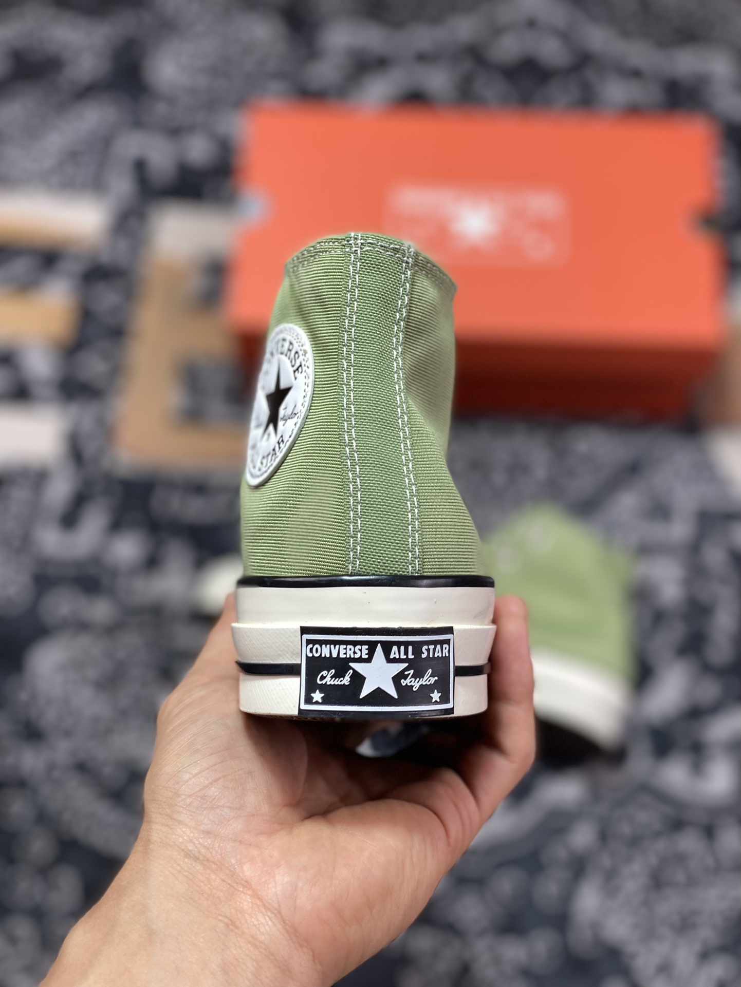 Exclusive and correct version of Converse Chuck 1970s XLD Avocado Green A03439C