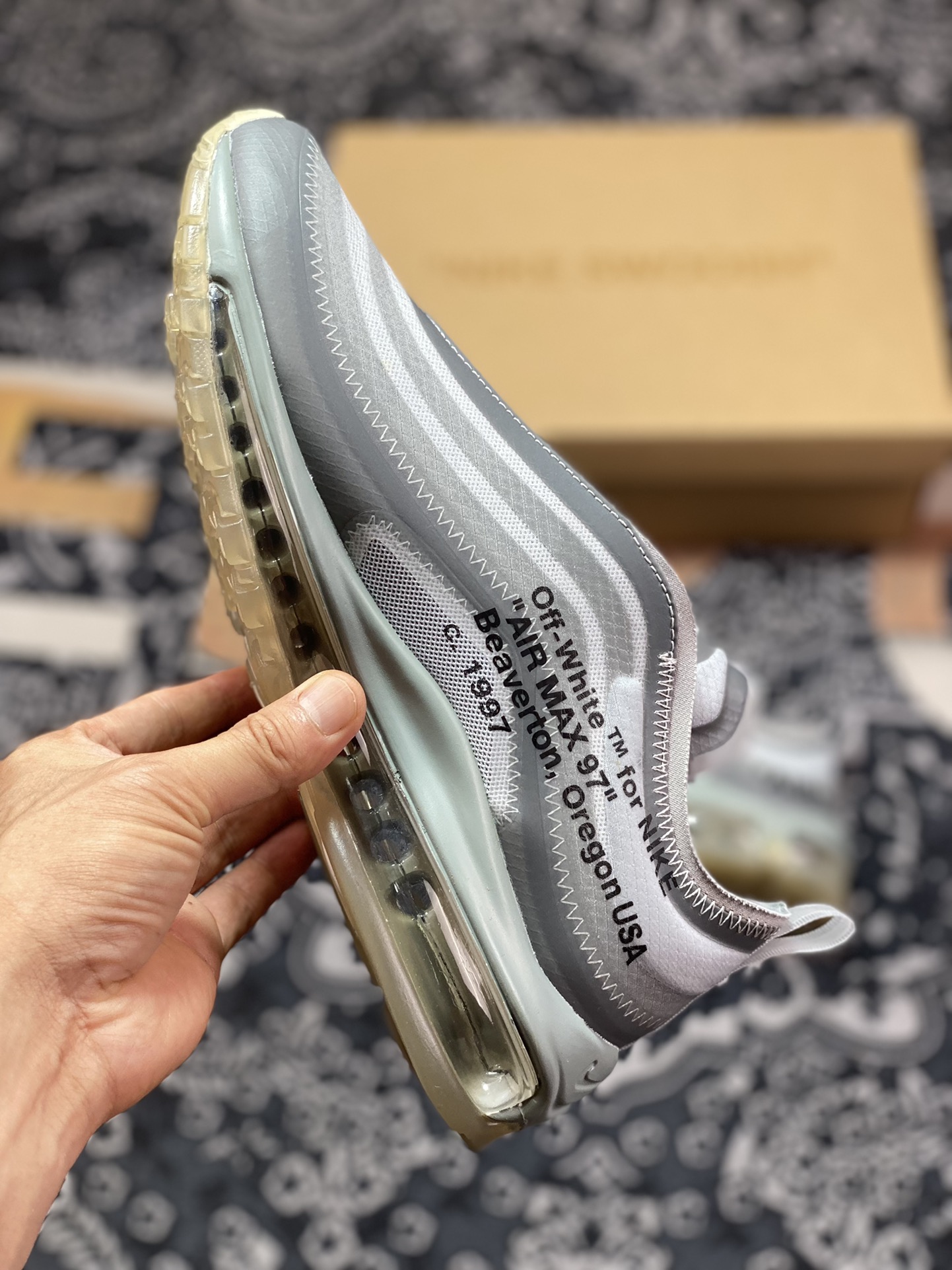 Off-White x Air Max 97 OG OW Bullet Limited Edition Joint AJ4585-101