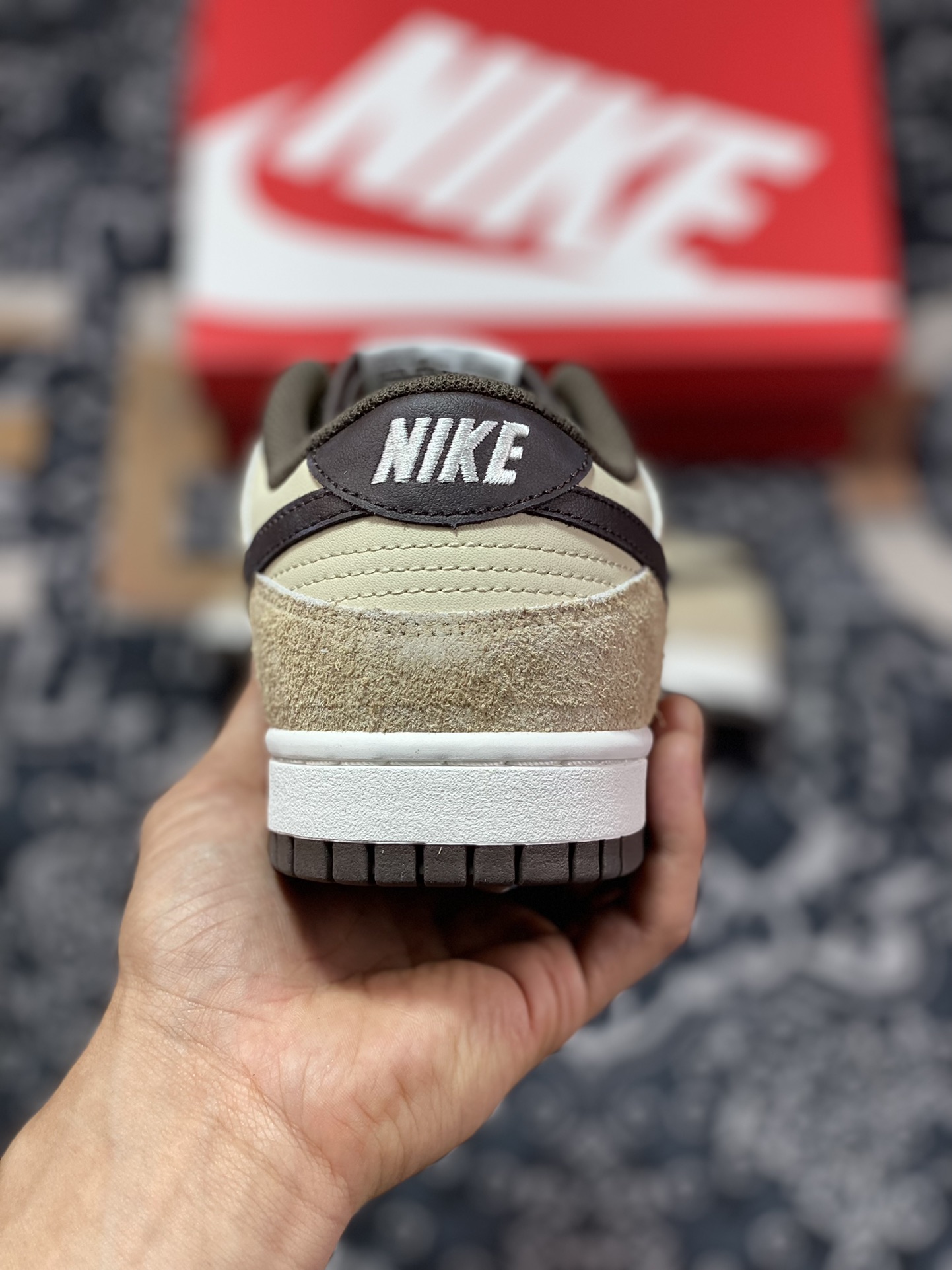 NK Dunk Low Retro PRM ”Cheetah” cheetah beige brown low-top casual sports shoes DH7913-200