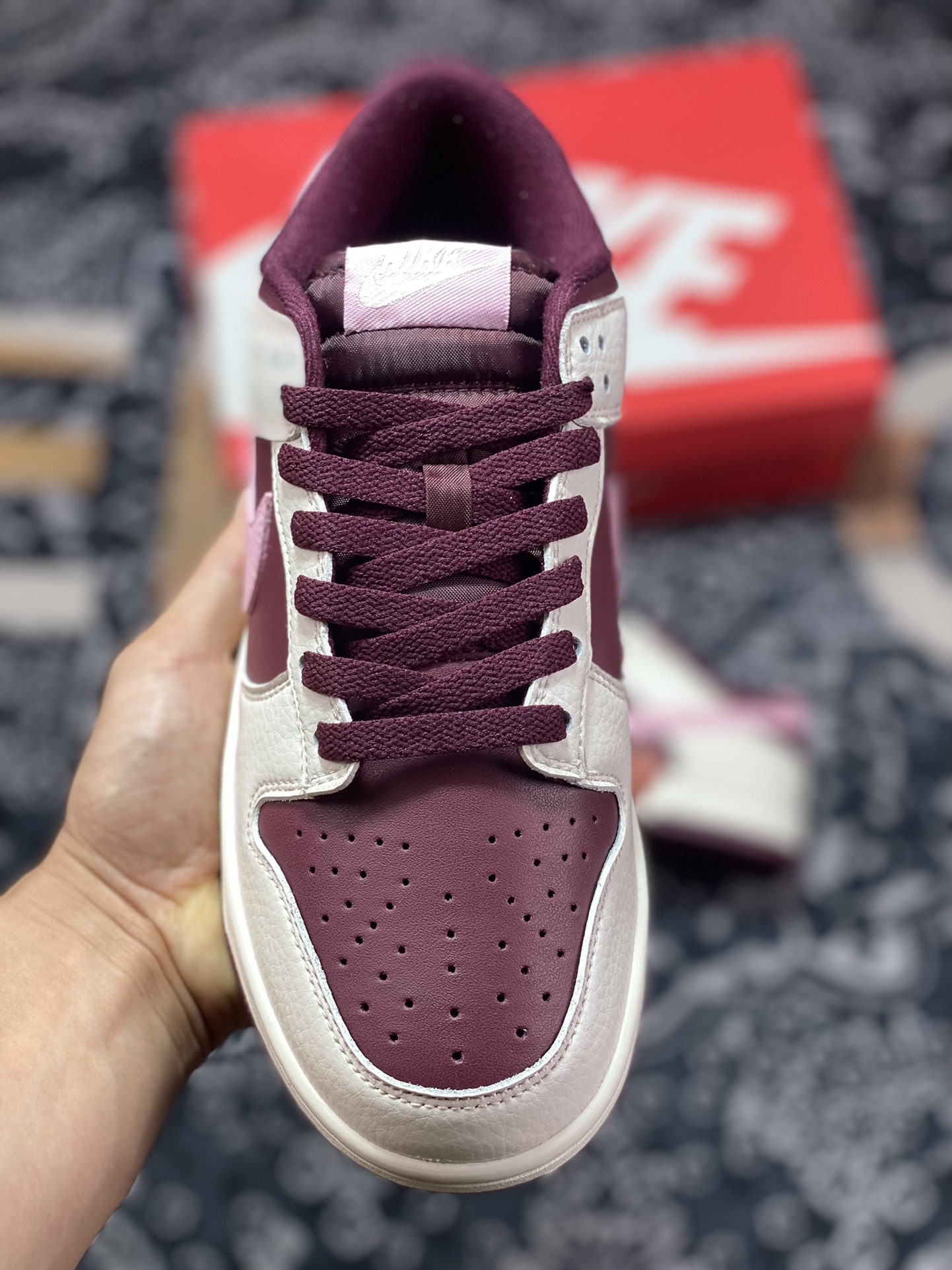 Dunk Low ”Valentine's Day” Burgundy Valentine's Day limited low-top casual sports shoes DR9705-100