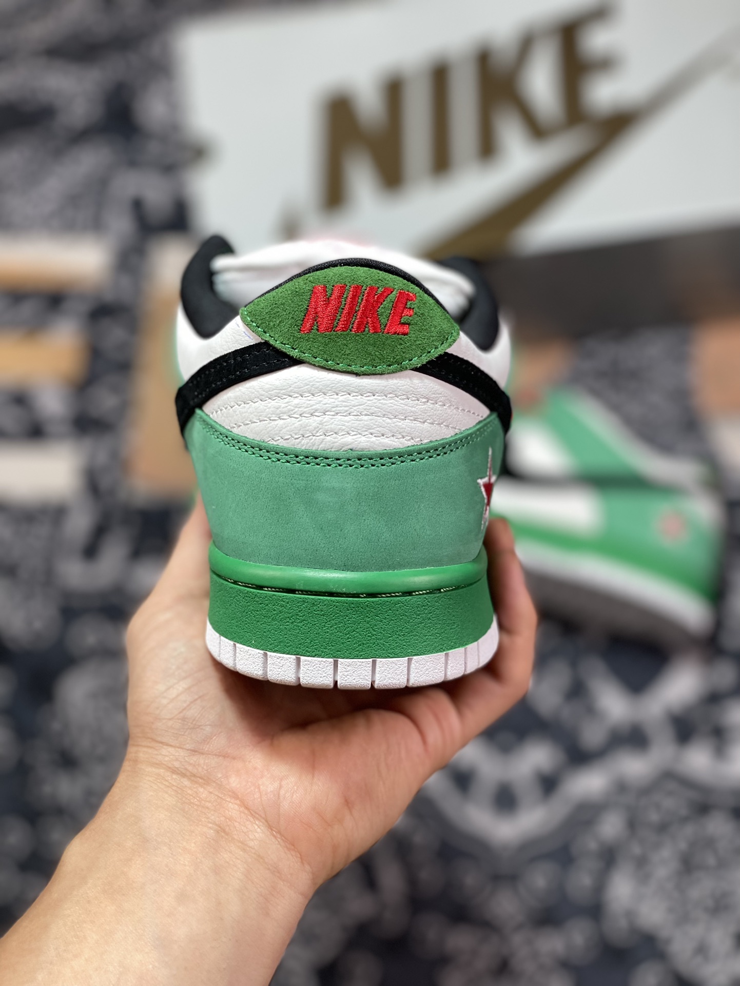 NK Dunk SB LoW Heineken Heineken ultra limited edition low-top sports casual shoes 304292-302