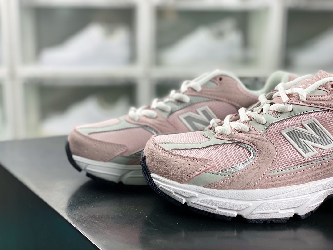 NBNew Balance MR530 series retro dad style mesh running casual sports shoes ”light pink gray” MR530CF