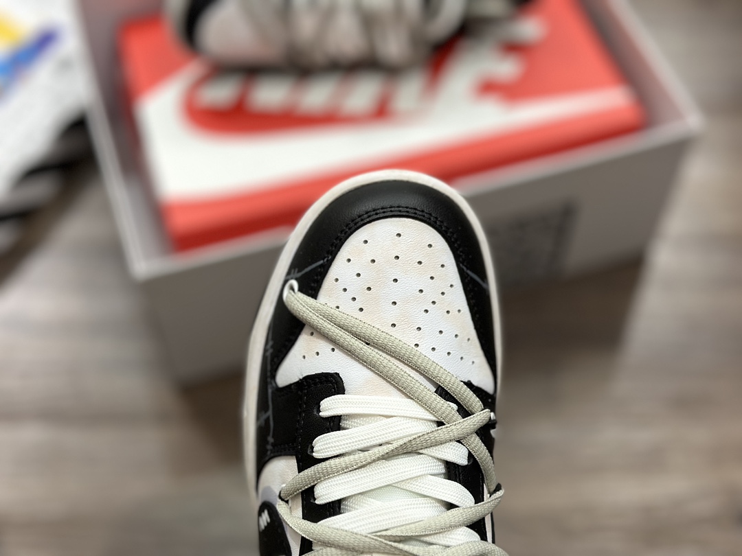 300 NIKE SB Dunk Low 绑带 低帮休闲运动鞋  CW1590-100