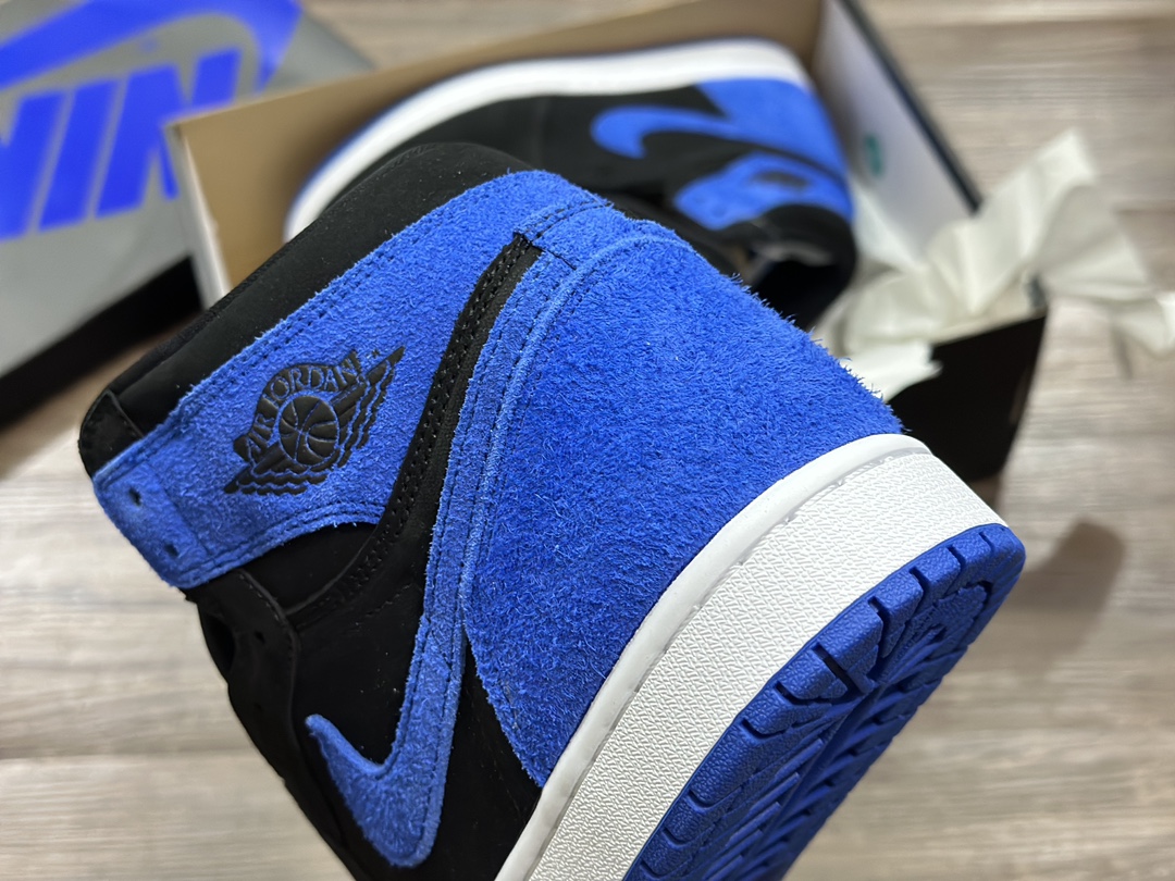 Air Jordan 1 high AJ1 high-top black and blue basketball shoes DZ5485-042