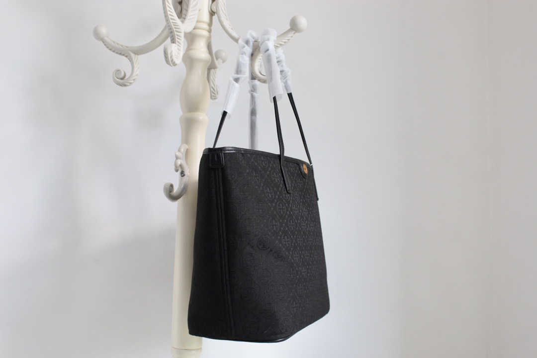 Tory Burch ～托里伯奇，黑色大号尺寸：底长32/底宽16/高29cm