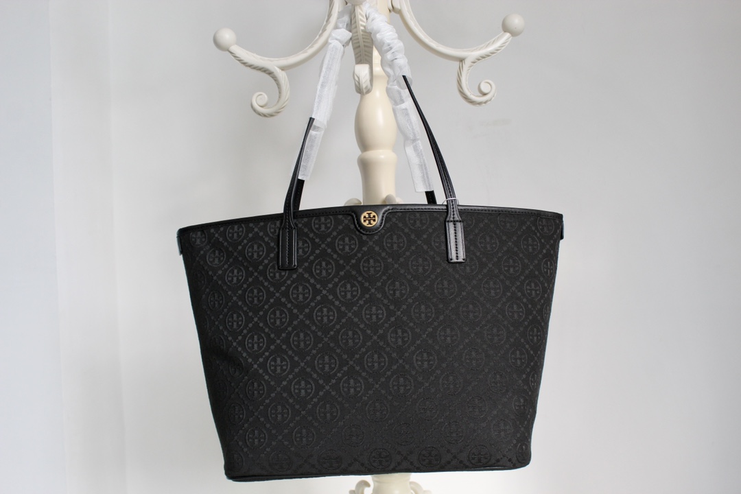 Tory Burch ～托里伯奇，黑色大号尺寸：底长32/底宽16/高29cm