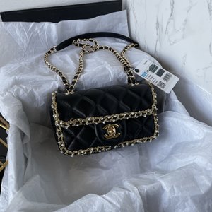 Chanel Classic Flap Bag Crossbody & Shoulder Bags Lambskin Sheepskin Chains
