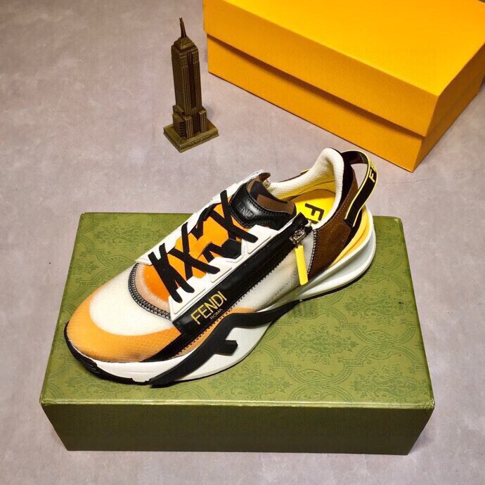 Factory precio [Fendi] 2021 zapatos casuales de lujo de moda productos de gama alta. ¡Indescriptible