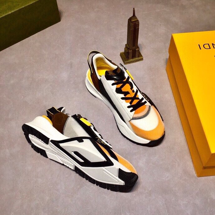 Factory precio [Fendi] 2021 zapatos casuales de lujo de moda productos de gama alta. ¡Indescriptible