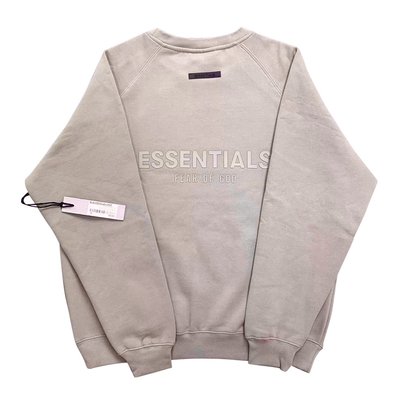 ESSENTIALS Clothing T-Shirt Designer Fashion Replica Apricot Color Black Grey Printing Combed Cotton Frosted PVC Silica Gel Essential Long Sleeve