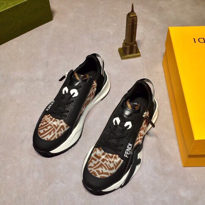 Factory precio [Fendi] 2021 zapatos casuales de lujo de moda productos de gama alta. ¡Indescriptible