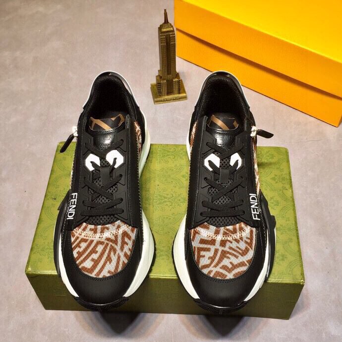 Factory precio [Fendi] 2021 zapatos casuales de lujo de moda productos de gama alta. ¡Indescriptible