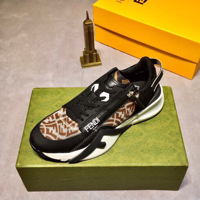 Factory precio [Fendi] 2021 zapatos casuales de lujo de moda productos de gama alta. ¡Indescriptible