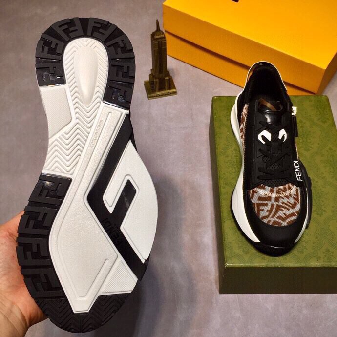 Factory precio [Fendi] 2021 zapatos casuales de lujo de moda productos de gama alta. ¡Indescriptible
