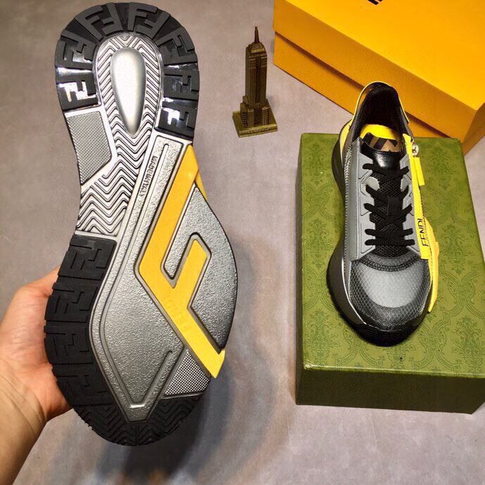 Factory precio [Fendi] 2021 zapatos casuales de lujo de moda productos de gama alta. ¡Indescriptible