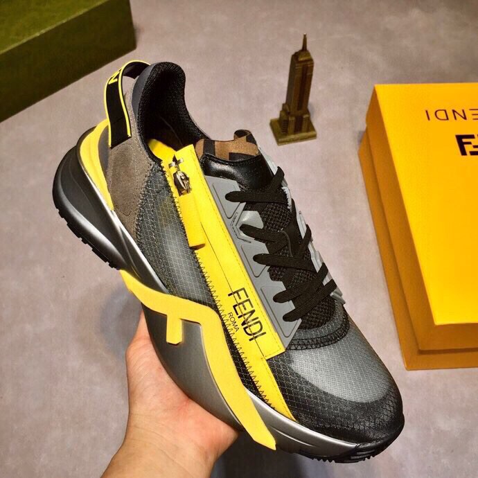 Factory precio [Fendi] 2021 zapatos casuales de lujo de moda productos de gama alta. ¡Indescriptible