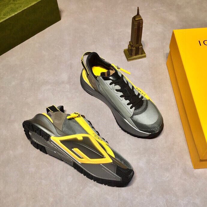 Factory precio [Fendi] 2021 zapatos casuales de lujo de moda productos de gama alta. ¡Indescriptible