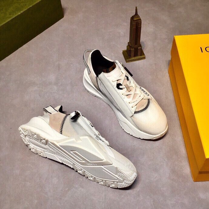 Factory precio [Fendi] 2021 zapatos casuales de lujo de moda productos de gama alta. ¡Indescriptible