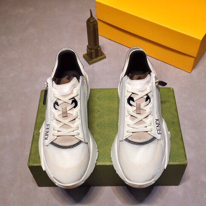 Factory precio [Fendi] 2021 zapatos casuales de lujo de moda productos de gama alta. ¡Indescriptible