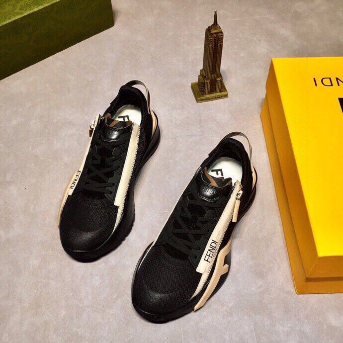 Factory precio [Fendi] 2021 zapatos casuales de lujo de moda productos de gama alta. ¡Indescriptible