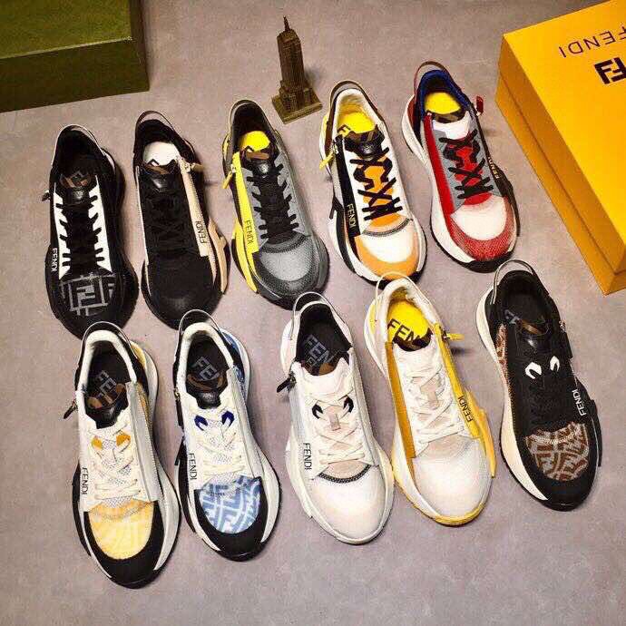 Factory precio [Fendi] 2021 zapatos casuales de lujo de moda productos de gama alta. ¡Indescriptible