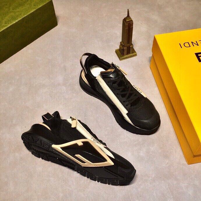 Factory precio [Fendi] 2021 zapatos casuales de lujo de moda productos de gama alta. ¡Indescriptible