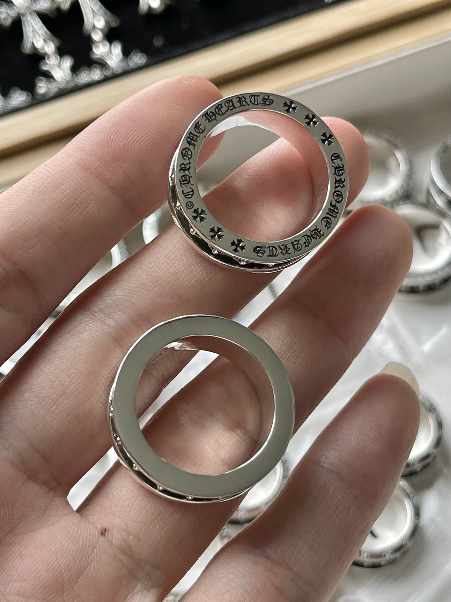 Chrome Hearts 克罗心 迷你十字花戒指
