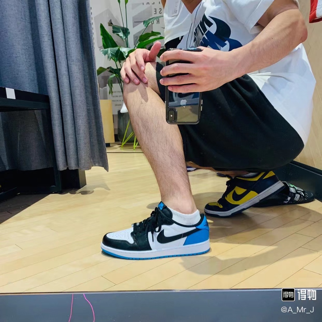 ? Air Jordan 1 Low OG款 ’Black and Dark Blue‘ 黑白蓝配色?