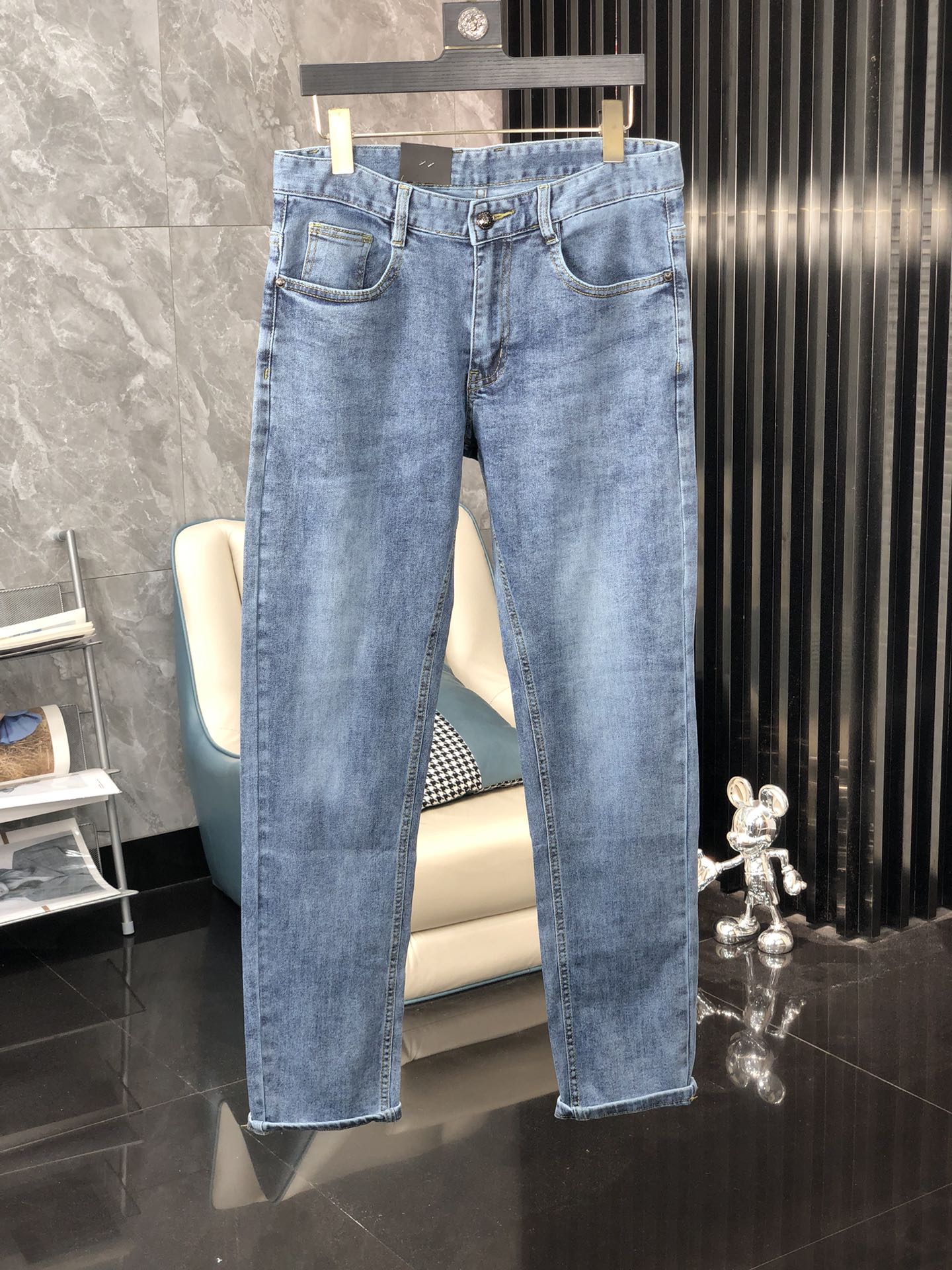 Versace Clothing Jeans AAAA Customize
 Men Denim Genuine Leather Fall Collection Fashion